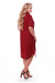 Платье «Берта» бордового цвета