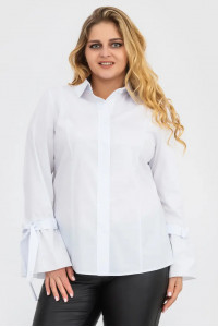 Блуза «Агата» белого цвета