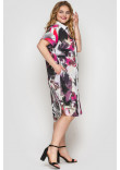 Сукня-сорочка «Саті» з принтом-акварель