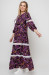 Платье «Анна» фиолетового цвета
