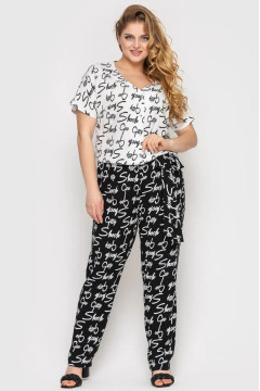 Amazon jumpsuit with letter print