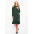 Emerald-colored dress "Romi"
