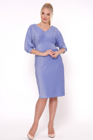 Платье «Афина» цвета голубой фиалки