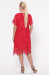 Платье «Элен» красного цвета