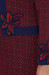Сукня «Донна» бордового кольору з кружечками