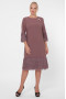 Платье «Тереза» шоколадного цвета