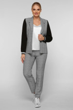 Fashion pantsuit in gray