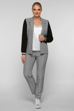 Fashion pantsuit in gray