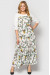 Сукня «Росава» білого кольору з принтом-літо