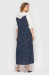 Платье «Росава» синего цвета с принтом-камни