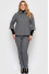 Брючный костюм «Долли» темно-серого цвета
