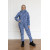 "Aurora" tracksuit in denim color