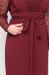 Сукня «Беатріс» кольору бордо
