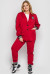 Брючный костюм «Флоранс» красного цвета