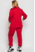 Брючний костюм «Флоранс» червоного кольору