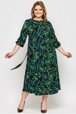 Платье «Ярослава» зеленого цвета