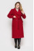 Жіноче пальто «Віола» кольору бордо