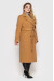 Женское пальто «Виола» песочного цвета
