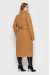Женское пальто «Виола» песочного цвета