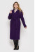 Жіноче пальто «Віола» фіолетового кольору
