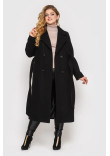 Женское пальто «Виола» черного цвета