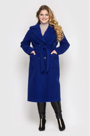 Женское пальто «Виола» цвета электрик