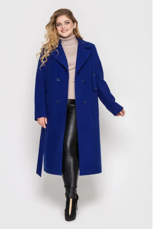 Женское пальто «Виола» цвета электрик