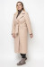 Жіноче пальто «Віола» кремового кольору