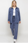 Denim-colored Alba suit