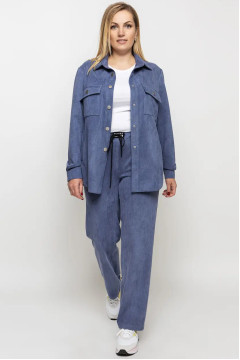 Denim-colored Alba suit