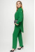 Брючный костюм «Марьяна» зеленого цвета