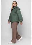 Женская куртка «Сима» зеленого цвета