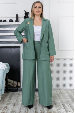 Pistachio-colored Madrid suit