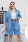 Milan blue suit