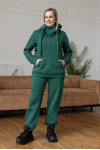 Emerald-colored tracksuit 