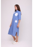 Сукня «Мона» блакитного кольору 