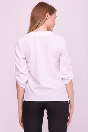 Блуза «Новита» белого цвета