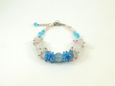 Браслет «Букет гортензии»