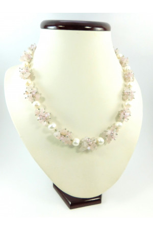 Ожерелье «Розовая вуаль»