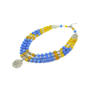 Намисто «Вольова» з котячого ока