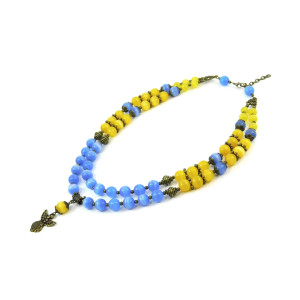 Намисто «Сильна» з котячого ока