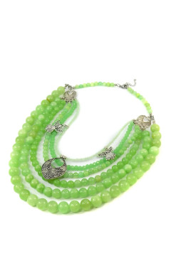 Намисто «Благодать» з оніксу та чеського скла