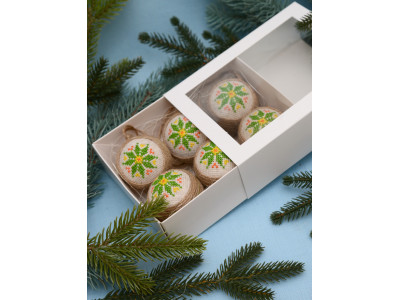 Набір ялинкових кульок «Різдвяна зірка»