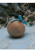 Ялинкова кулька "Різдвяна зірка" ажурна блакитного кольору
