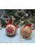 Ялинкова кулька "Різдвяна зірка" вишневого кольору