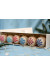 Набір ялинкових кульок «Крижинка»: різнокольоровий