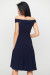 Платье «Вермут» темно-синего цвета