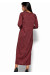 Платье «Дороти» бордового цвета