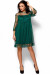 Платье «Иви» темно-зеленого цвета
