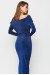 Платье «Теона» синего цвета